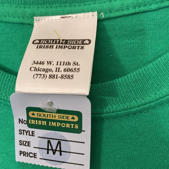NWT Southside Irish Imports green Tee Chicago Irish - Picture 3 of 8